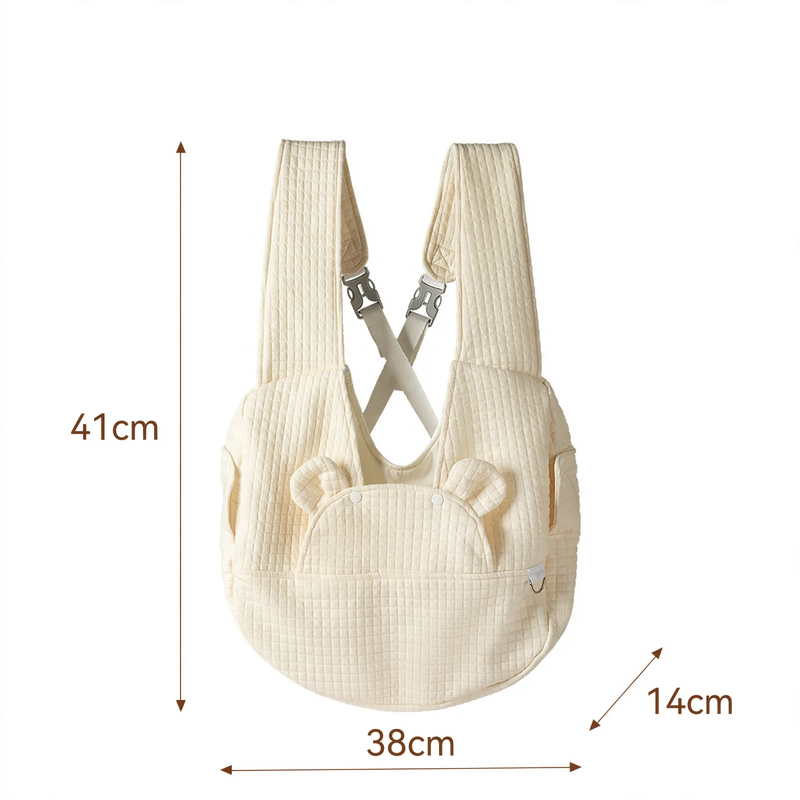 Tote bag made of canvas for cats and small dogs