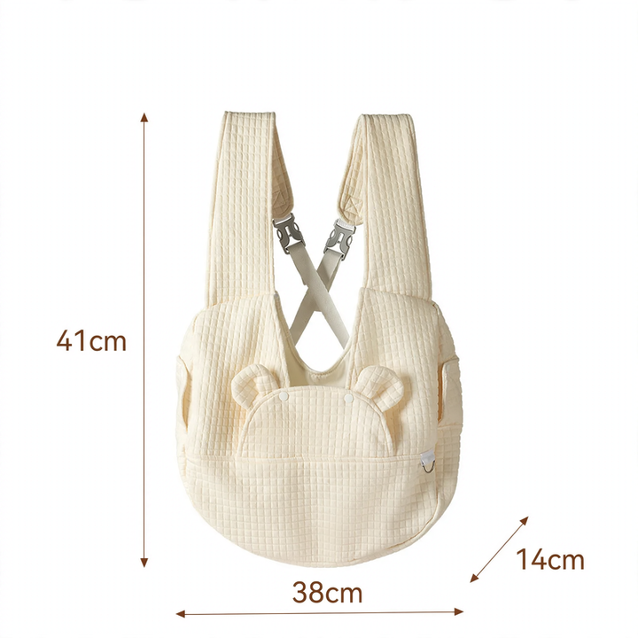 Tote bag made of canvas for cats and small dogs