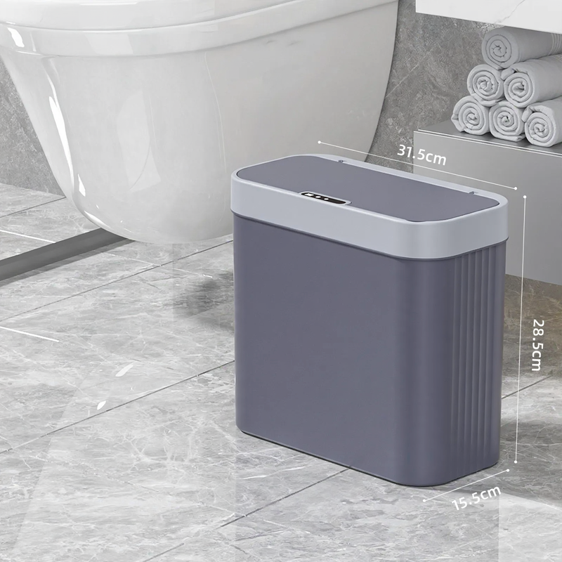 Wall-mounted sensor trash can, 14 L
