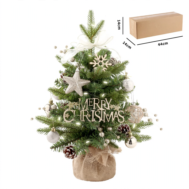 Mini Christmas Tree Set with Music Box Base, 50 cm