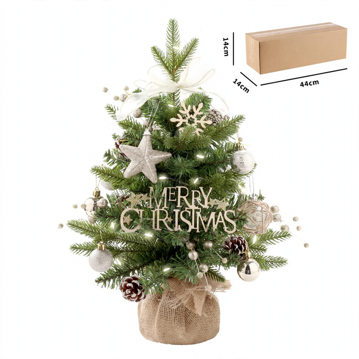 Mini Christmas Tree Set with Music Box Base, 50 cm