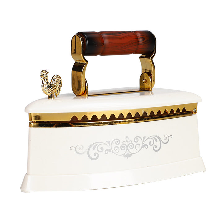Vintage music box in iron design