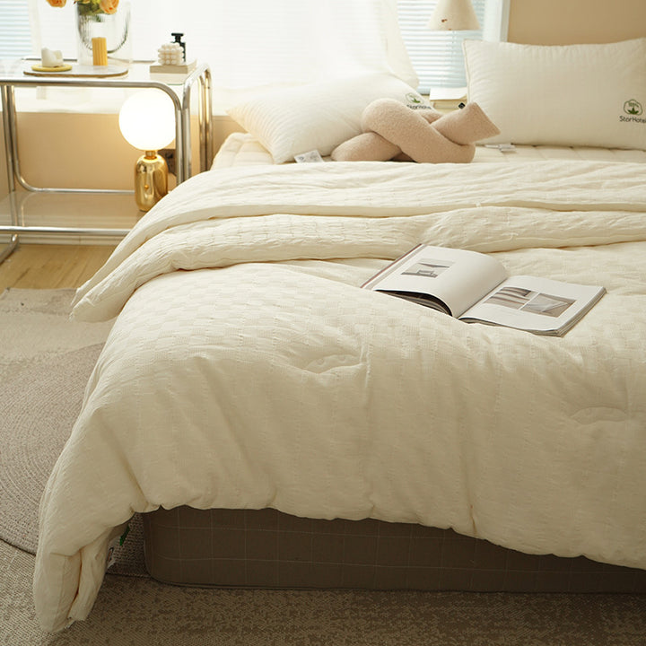 Natural cotton quilt, undyed, various weights