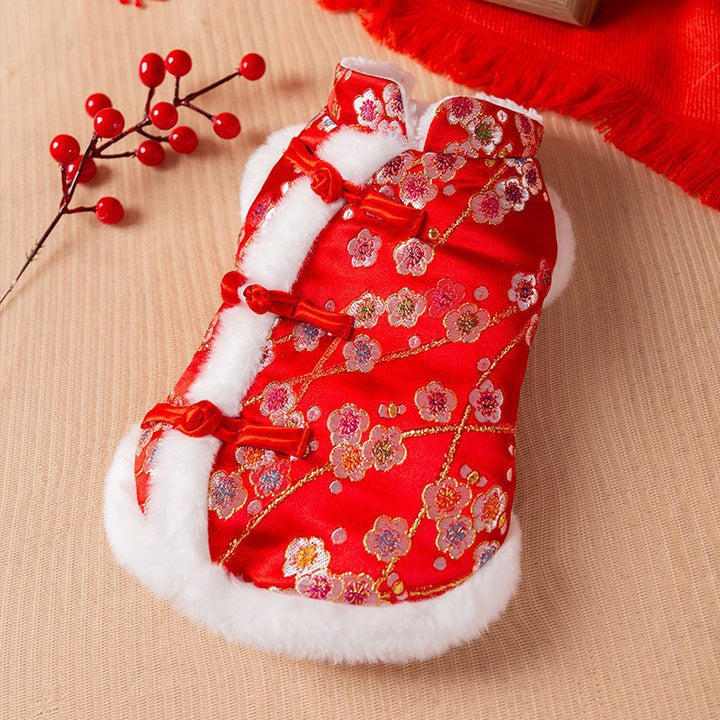 Chinese holiday clothing for small dogs and cats