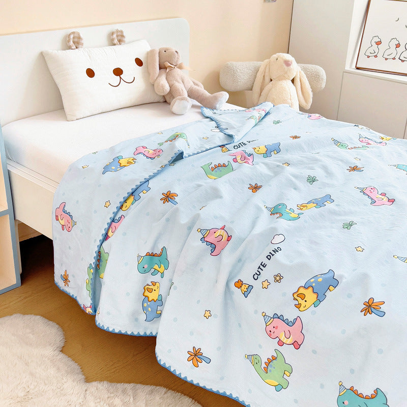 Cotton blanket for children, versatile use
