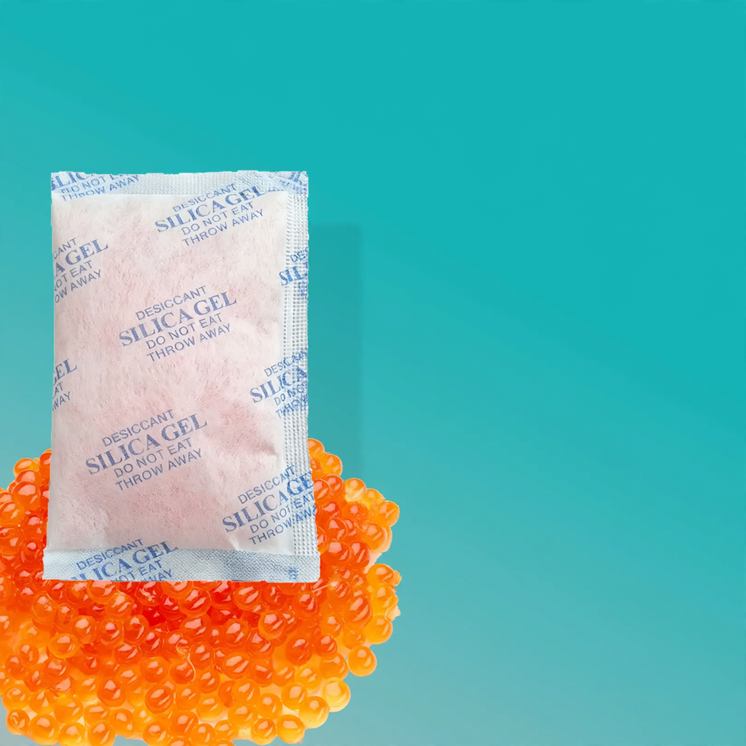 Color-changing silicone desiccant