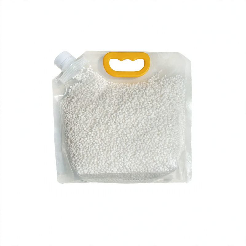 Refillable dehumidifier with calcium chloride granules