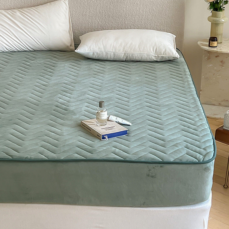 Japanese flannel fitted sheet, extra thick, 1.8m