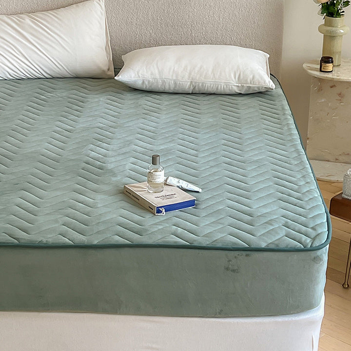 Japanese flannel fitted sheet, extra thick, 1.8m