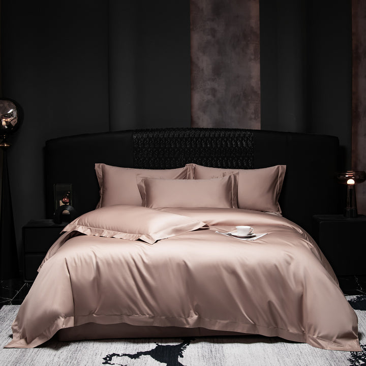 4-piece bedding set, long staple cotton, satin finish