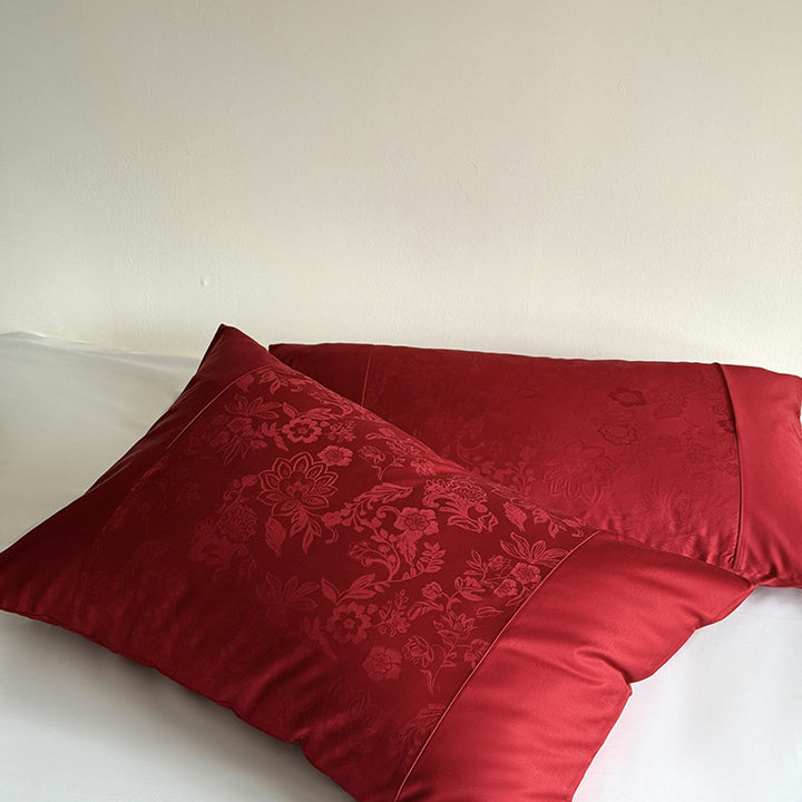 Jacquard cushion cover made of 100S long-staple cotton