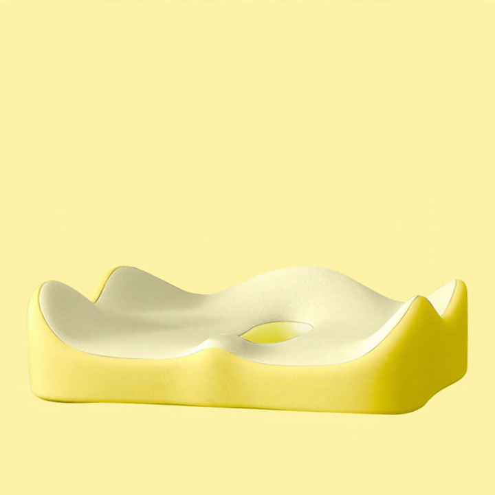 Coccyx relief cushion made of memory foam