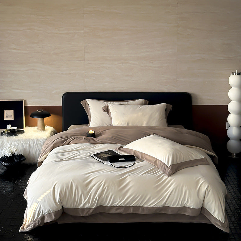 Milk fiber bedding, two-color, winter warmth