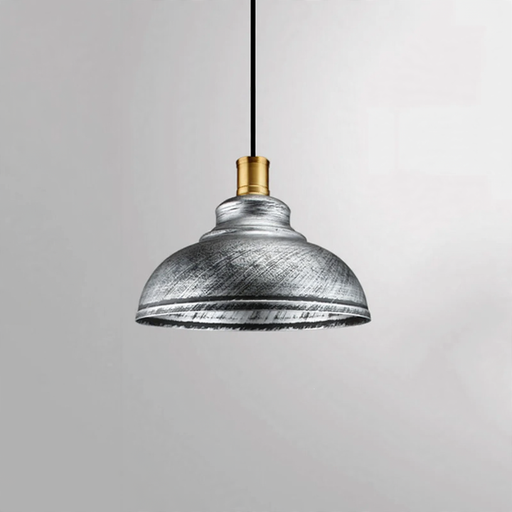 Vintage pendant light, industrial style, adjustable