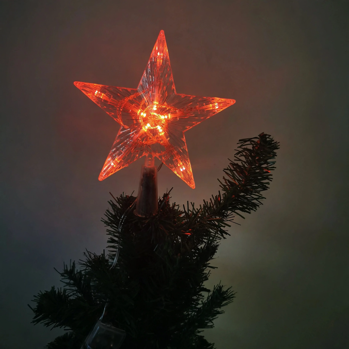 LED Christmas Tree Star Topper with Lighting