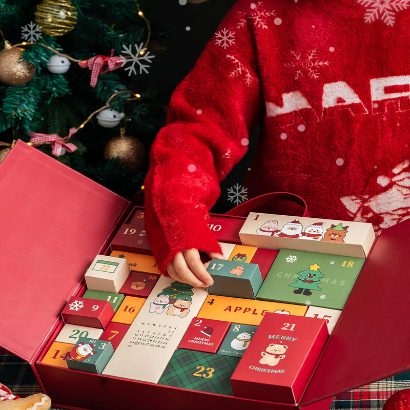 DIY Advent Calendar Gift Boxes, empty