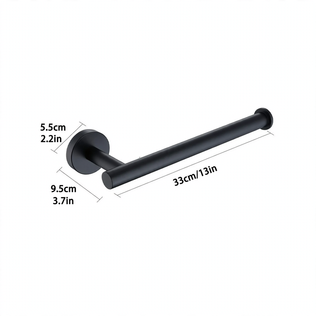 Bathroom towel holder set, stainless steel