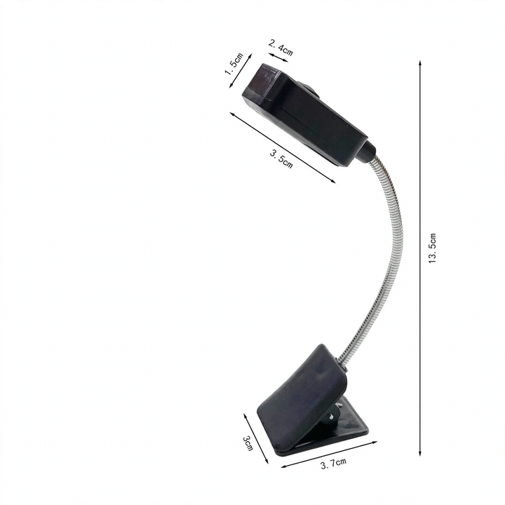 Mini-LED-Clip light with flexible neck
