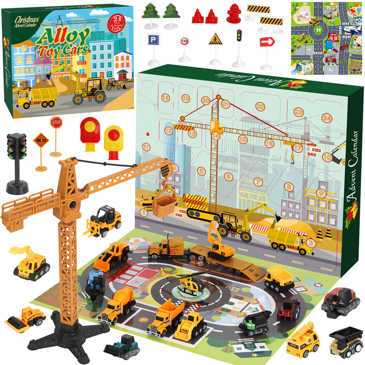 Christmas Advent Calendar with Model Cars