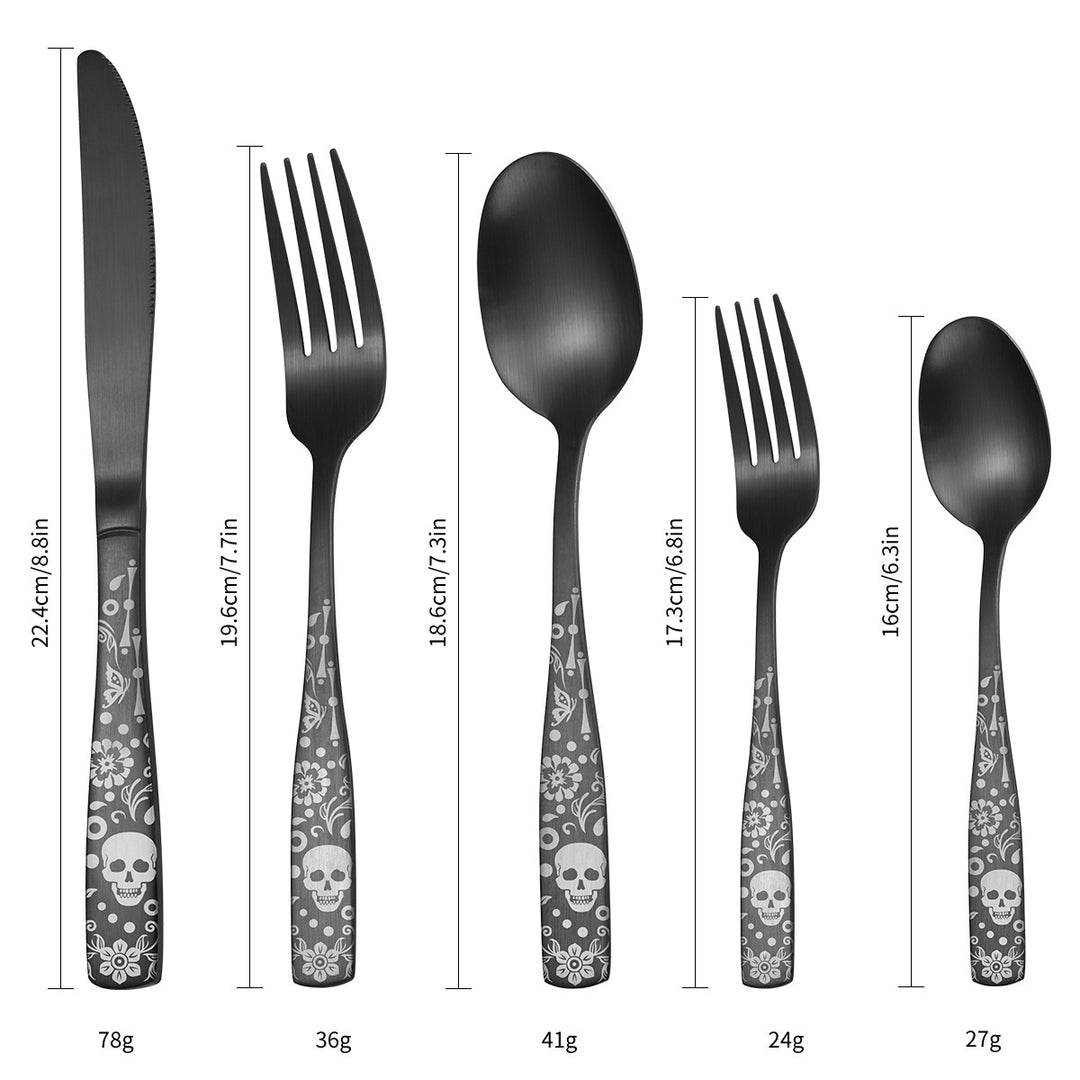Cutlery set made of stainless steel, 20-piece