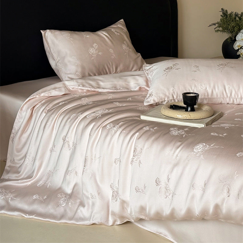 Tencel bedding set, 4-piece, 100S, jacquard pattern