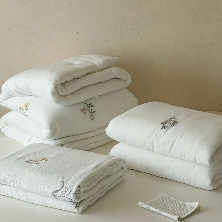 Cotton-silk duvet, 10% silk content, various sizes