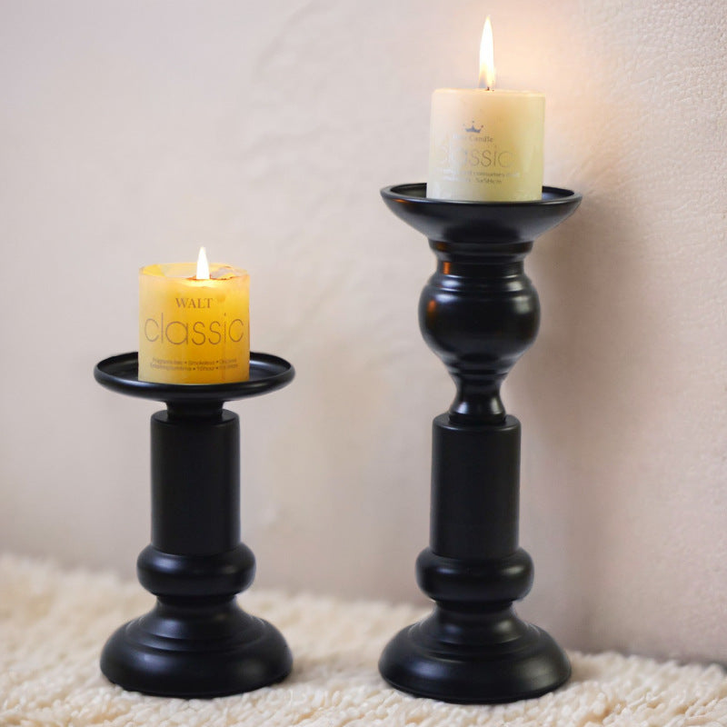 Decorative candle holder made of iron