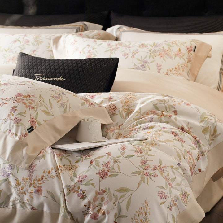 4-piece bedding set, Tencel cotton, brushed, American style
