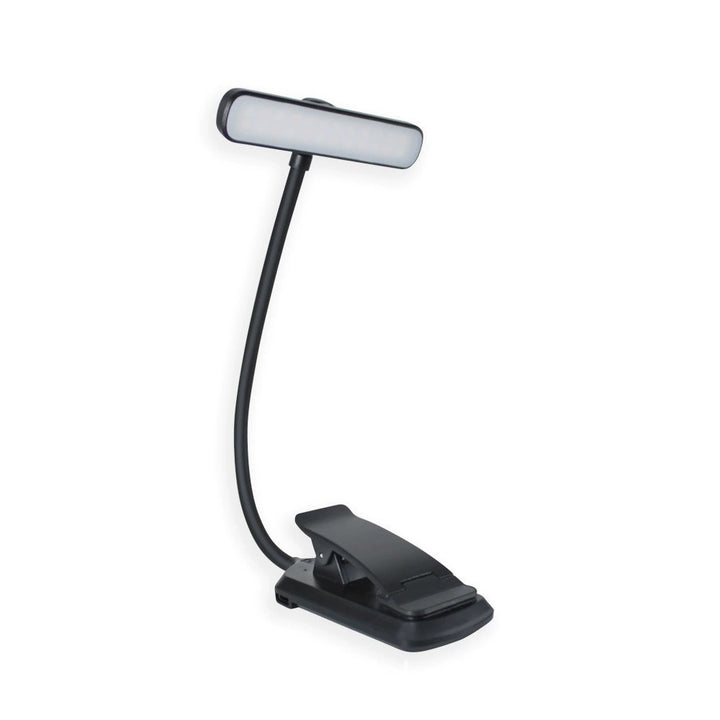 LED clamp lamp with 3 color temperatures, 1000 mAh