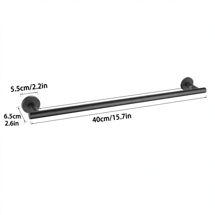 Bathroom towel holder set, stainless steel