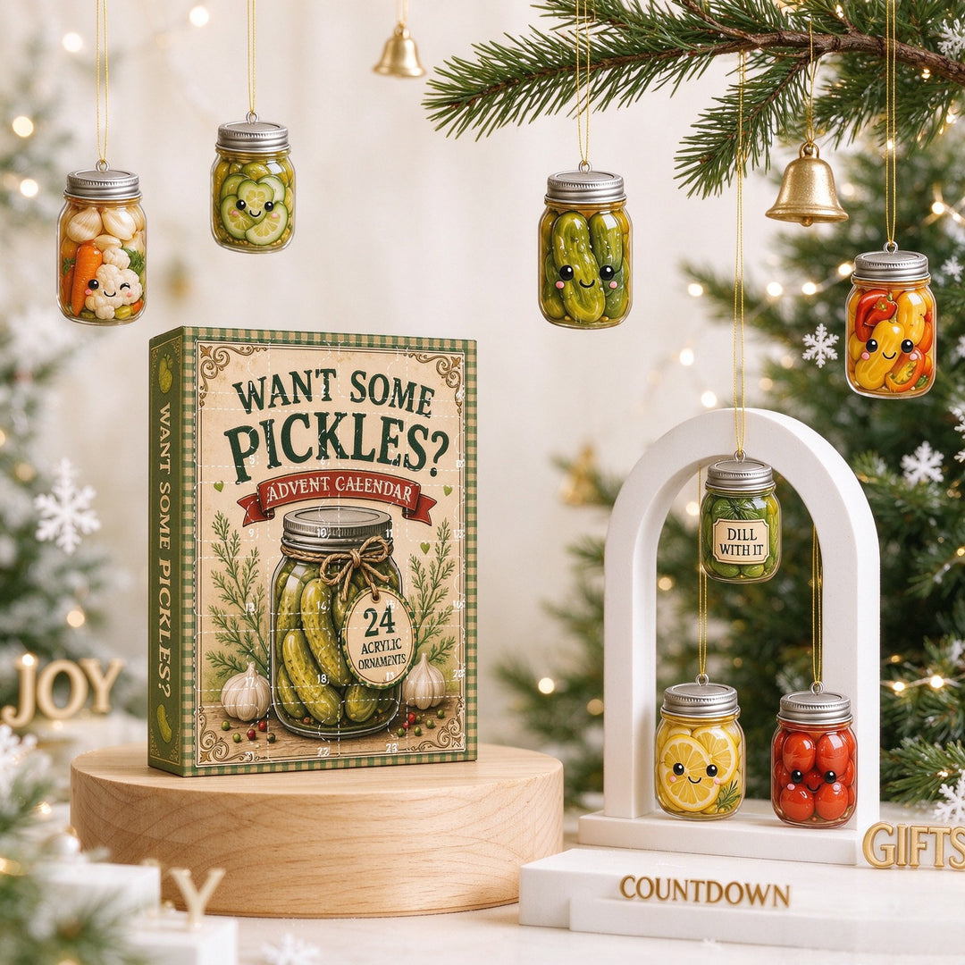Decorative Advent calendar made of acrylic