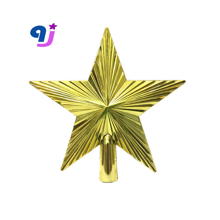 Christmas tree star, sun design, plastic