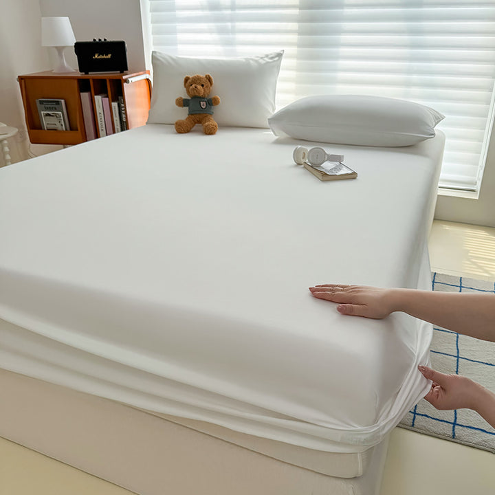 Fitted sheet made of cotton blend