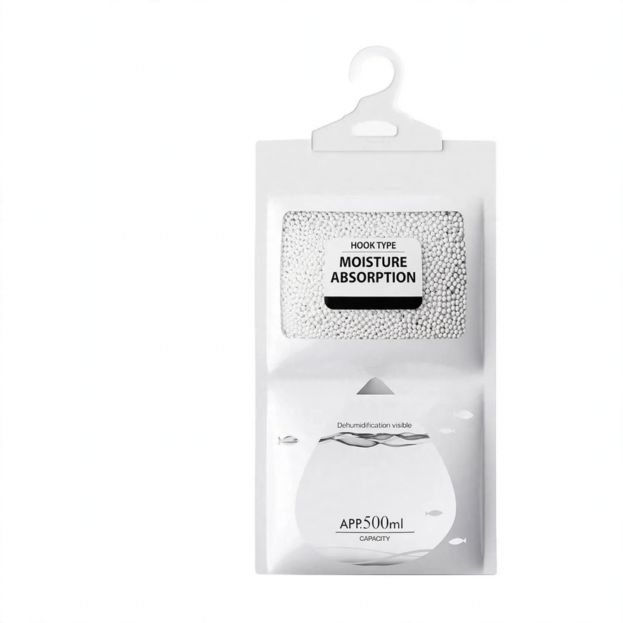Hanging dehumidifying bag for wardrobes, 80g