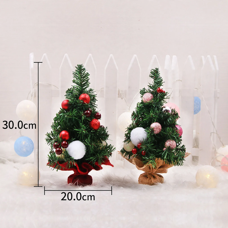 Mini Christmas tree made of PVC with lighting
