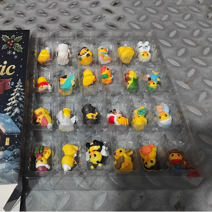 Decorative Animal Advent Calendar Box, Plastic