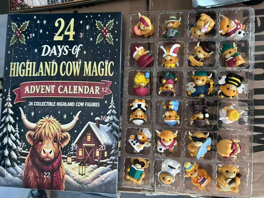 Advent calendar with toy surprises, 24 days