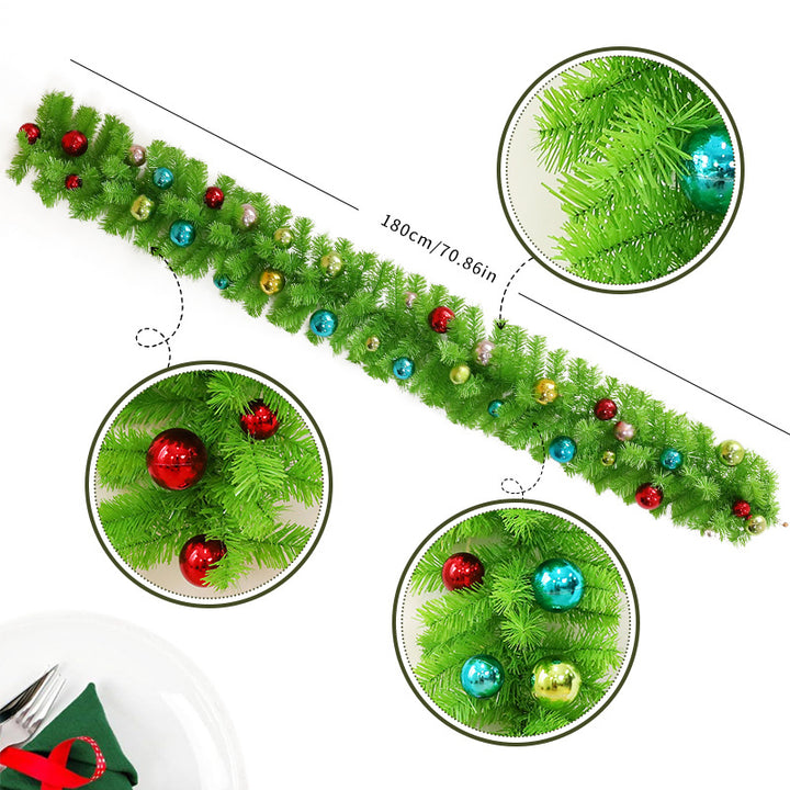 Christmas tree or garland, apple green, 30-60 cm