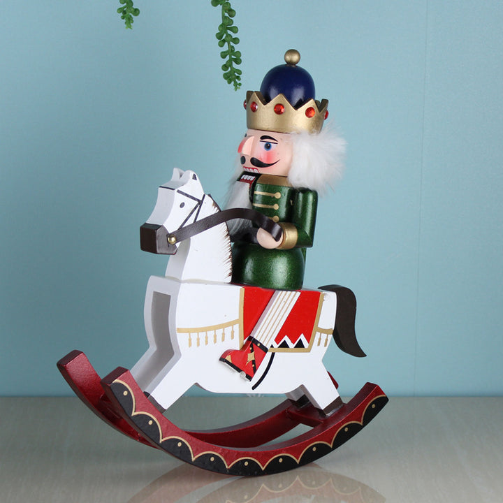 Nutcracker figure made of pine wood, 30 cm