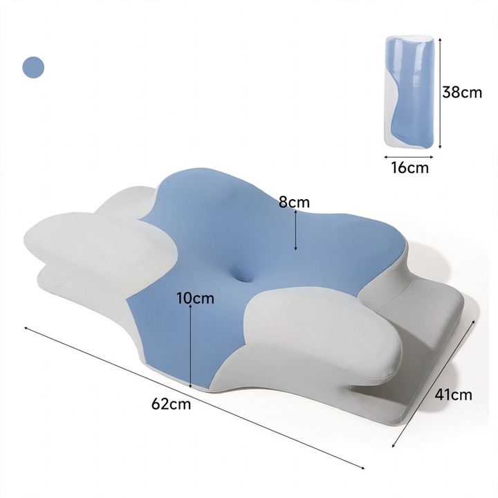Functional cushion butterfly shape memory foam
