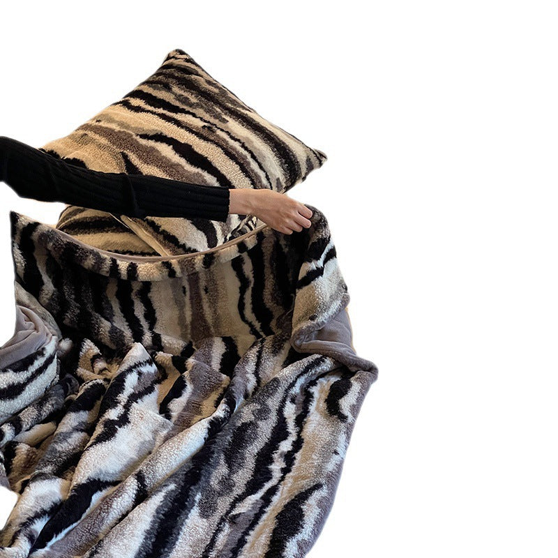 Striped Wool Blanket, 100×150 cm or 150×200 cm