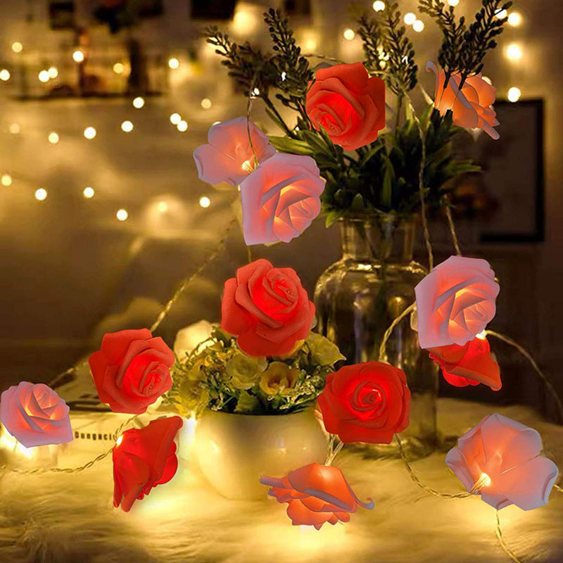 LED-Rose String Lights for Romantic Decoration