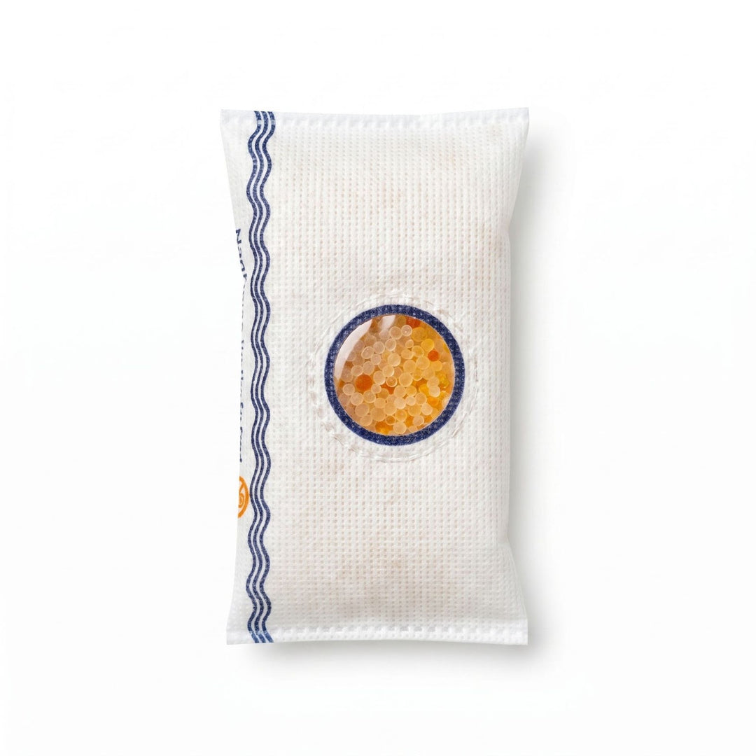 Silica gel dehumidifier bag with color indicator, 400g