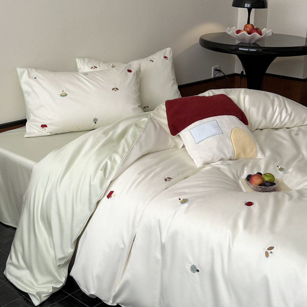 Long-staple cotton bedding set, 4-piece, high quality