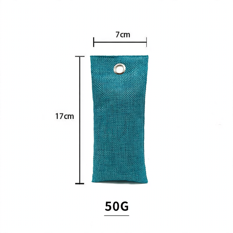 Activated charcoal bags for odor neutralization