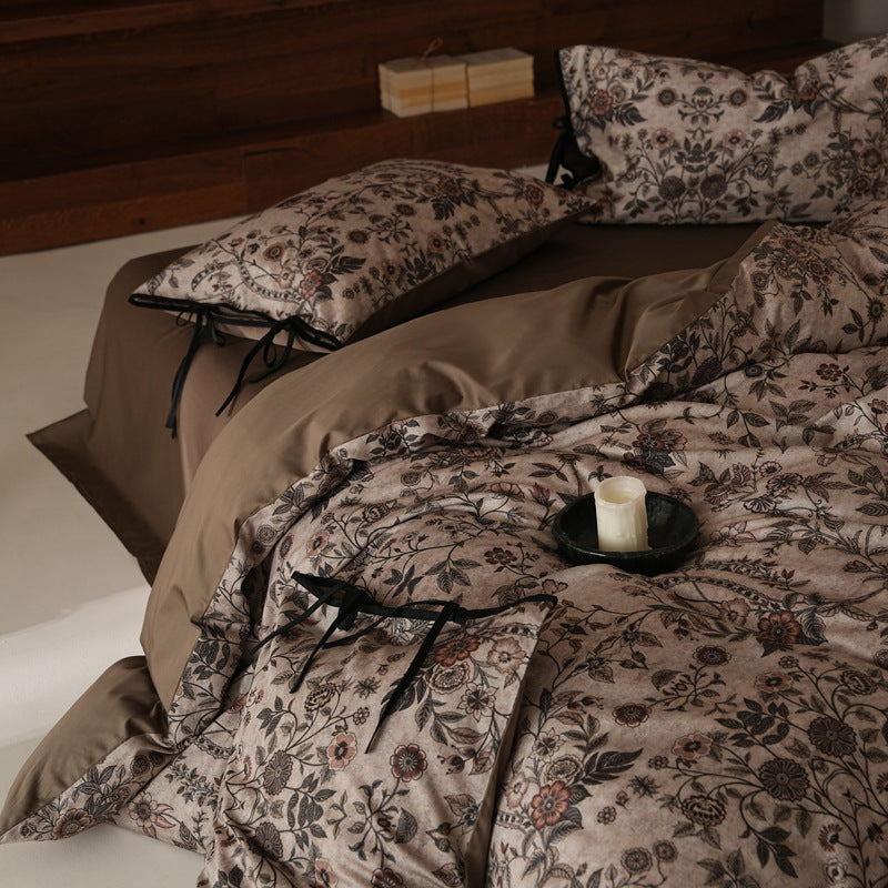 Long-staple cotton bedding, satin, digital print