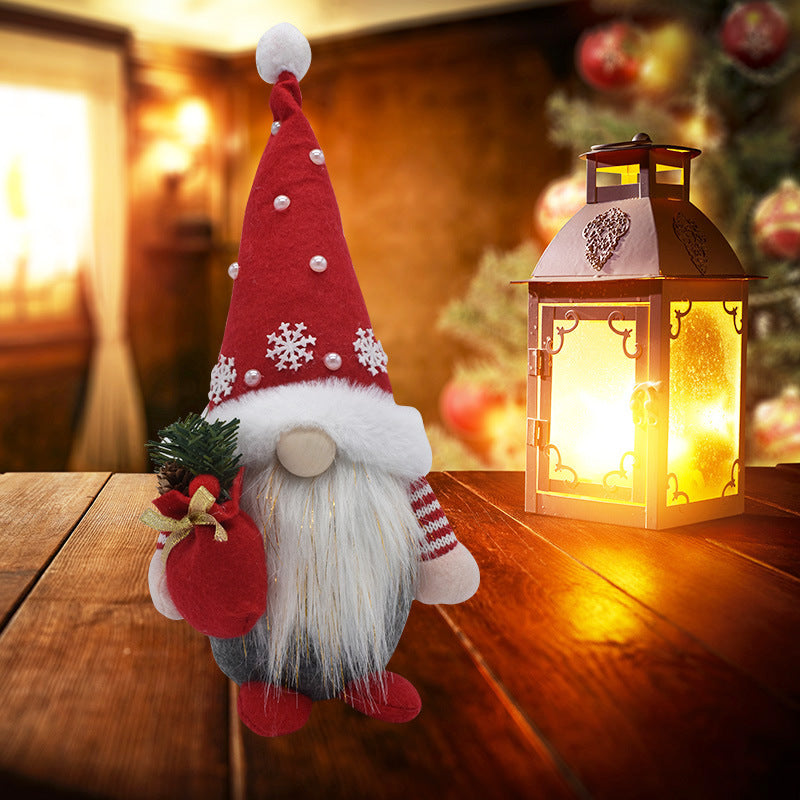 Christmas Elf Decoration Figure made of Fabric