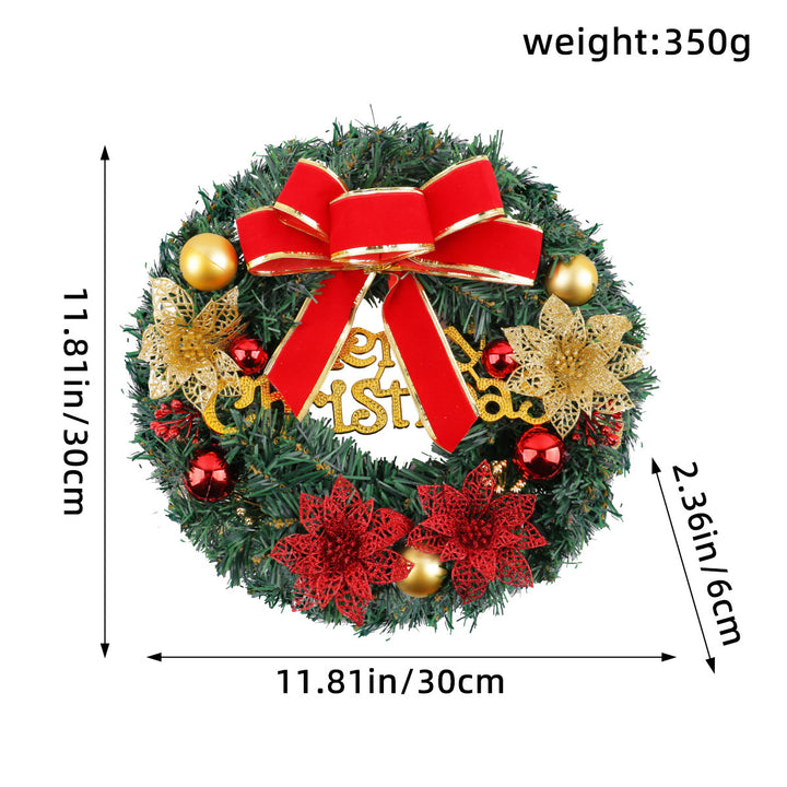 Decorative Christmas wreaths and garlands for festive occasions