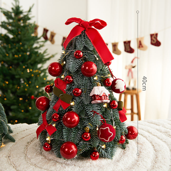 Artificial Christmas tree with lighting, PE, 40-90 cm