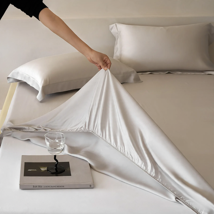 Fitted sheet made of Lyocell, 100, cooling